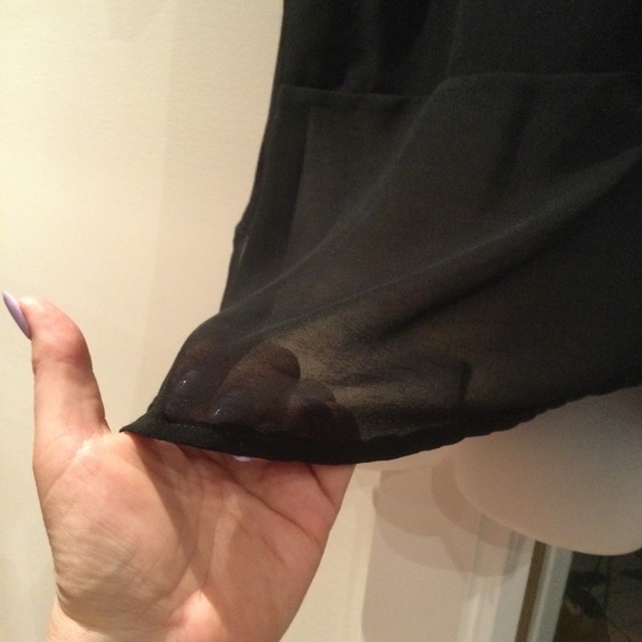 Zara Top - Peter Pan, Contrasting Collar - Picture 3 of 8